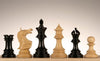 4.5" Roaring Knight Ebony Chess Pieces - Piece - Chess-House