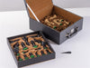 4" Alexander Staunton Ebony Wood Chess Pieces w/box - Piece - Chess-House