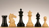 4" Aviator Staunton Ebony wood Chess Pieces - Piece - Chess-House