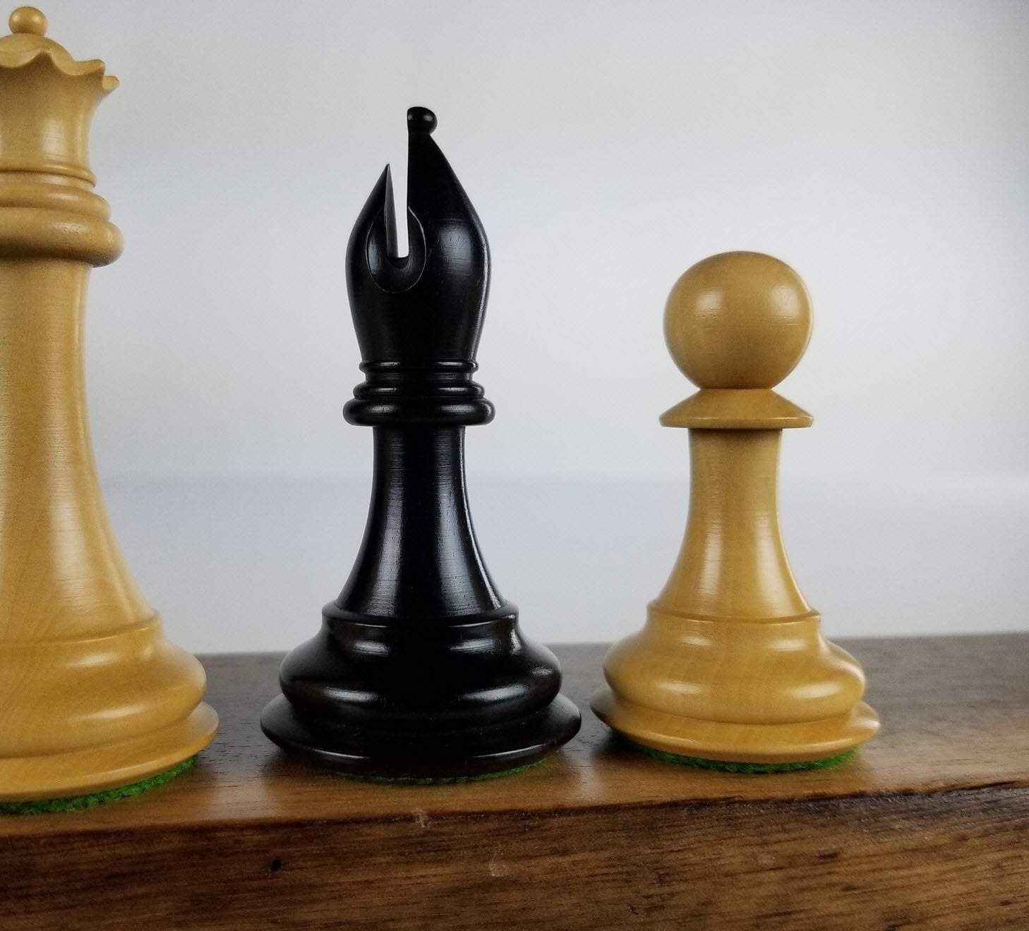 4" Championship Design Chess Pieces in Ebony - Piece - Chess-House