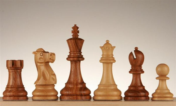 4" Classic Series Wood Pieces - Shishamwood - Piece - Chess-House