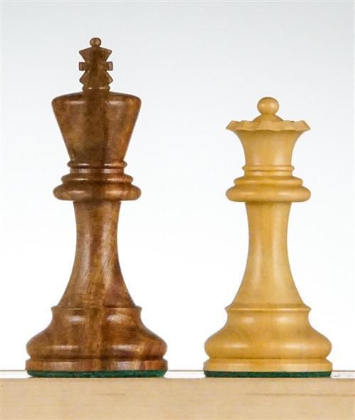 4" Grandmaster Series Chess Pieces - Acacia - Piece - Chess-House