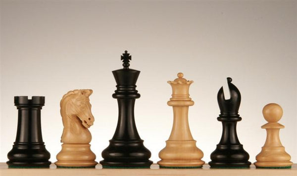 4" Imperial Ebony and Boxwood Pieces - Piece - Chess-House