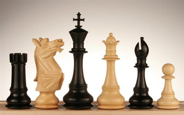6" Napoleon Ebony Chess Pieces - Piece - Chess-House
