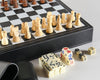 7 In 1 Black Leatherette Game Set - Chess Set - Chess-House