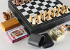 7 In 1 Black Leatherette Game Set - Chess Set - Chess-House