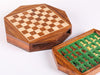 9” Magnetic Wooden Chess Set - Octagonal - Chess Set - Chess-House