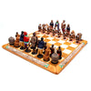 African Tribal Chess Set - Zulu / Ndebele (Large) - Chess Set - Chess-House