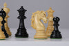 American Adios Designed True Ebony Chess Pieces - Piece - Chess-House