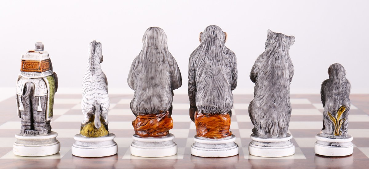 Animal Kingdom Chess Pieces from Italy - Piece - Chess-House