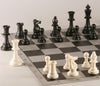 Armory Professional Chess Set - Brushed Aluminum Look - Black - Chess Set - Chess-House