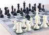 Armory Professional Chess Set - Brushed Aluminum Look - Green - Chess Set - Chess-House