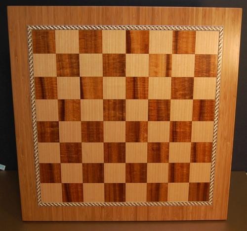 Bamboo Chess Board
