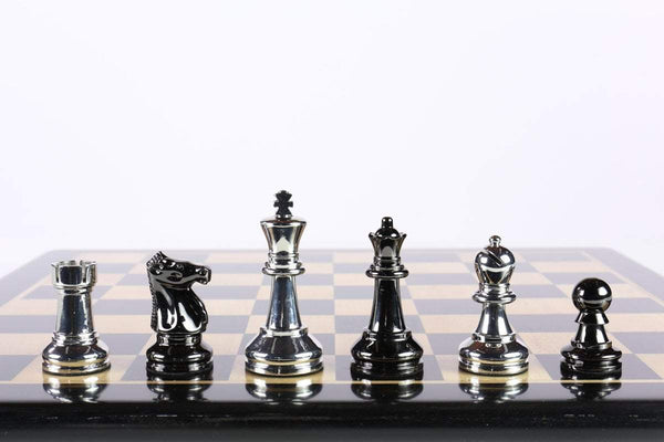 Bobby Fischer Ultimate Metal Chess Pieces (9.5lbs) - Piece - Chess-House