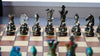 Called Into Being - Sydney Gruber Painted 21" Ambassador Chess Set #12 - Chess Set - Chess-House
