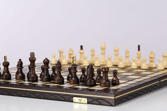 Capablanca Style Chess Set with Checkers - Chess Set - Chess-House