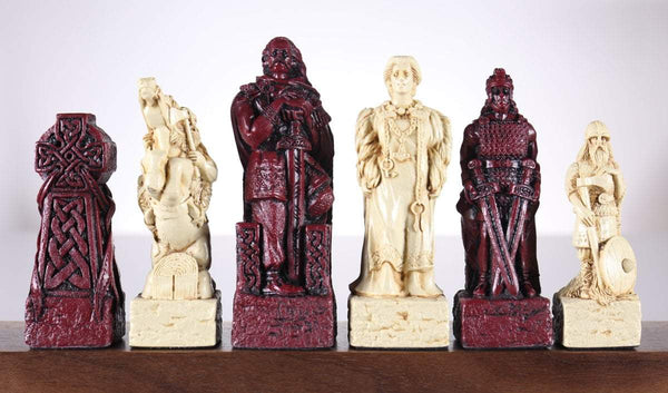 Celtic Vs. Vikings Chess Pieces - SAC Antique Finish Piece
