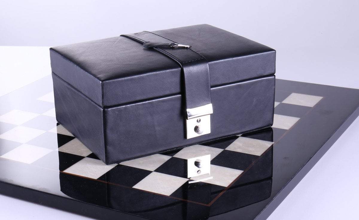 Championship Set on Bird's Eye Maple with Storage - Chess Set - Chess-House