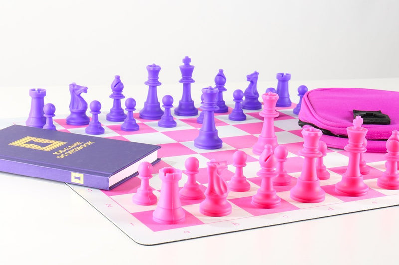 Chess Set Combo #8 Pink and Purple