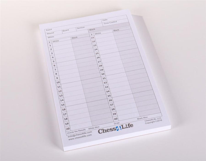 Chess Scorebooks: Buy Notation Notebooks & Score Pads