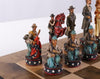 Civil War Chess Pieces Chess Set