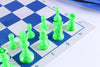 Club Chess Set Color Combo 2 - Green and Blue - Chess Set - Chess-House
