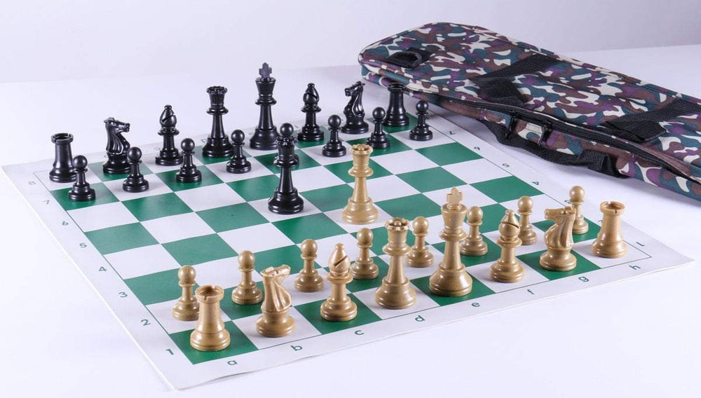 Club Chess Set Color Combo 5 - Olive Camo
