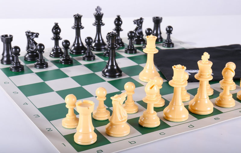 Club Chess Set with 17
