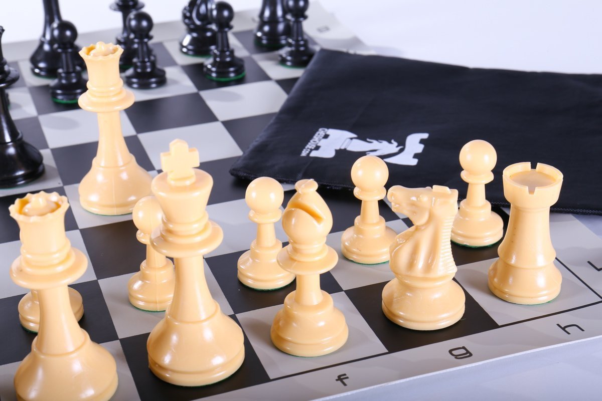 Club Chess Set with 17" Board - Chess Set - Chess-House