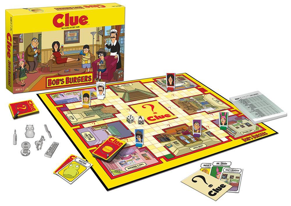 Clue: Bob's Burgers Edition Board Game - USAOPOLY Fun Family Game Night