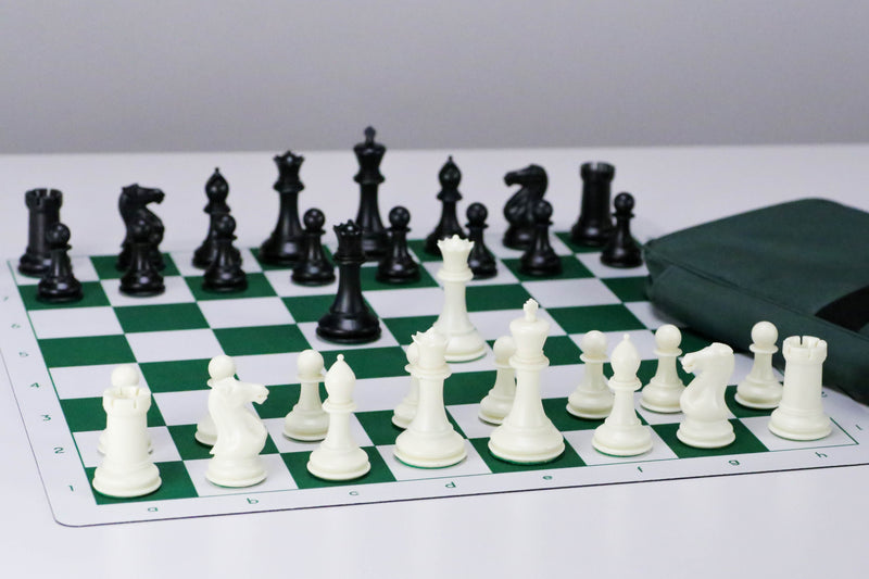 Commander Staunton Flex Pad Chess Set Combo