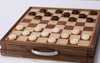 DEAL ITEM: 15" Wooden Chess and Checkers Set - Walnut - Open Box - Chess-House