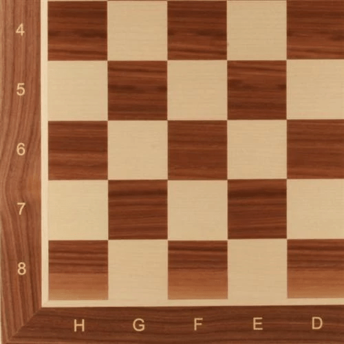 DEAL ITEM: 19" Wooden Chess Board with coordinates - Walnut Garage Sale