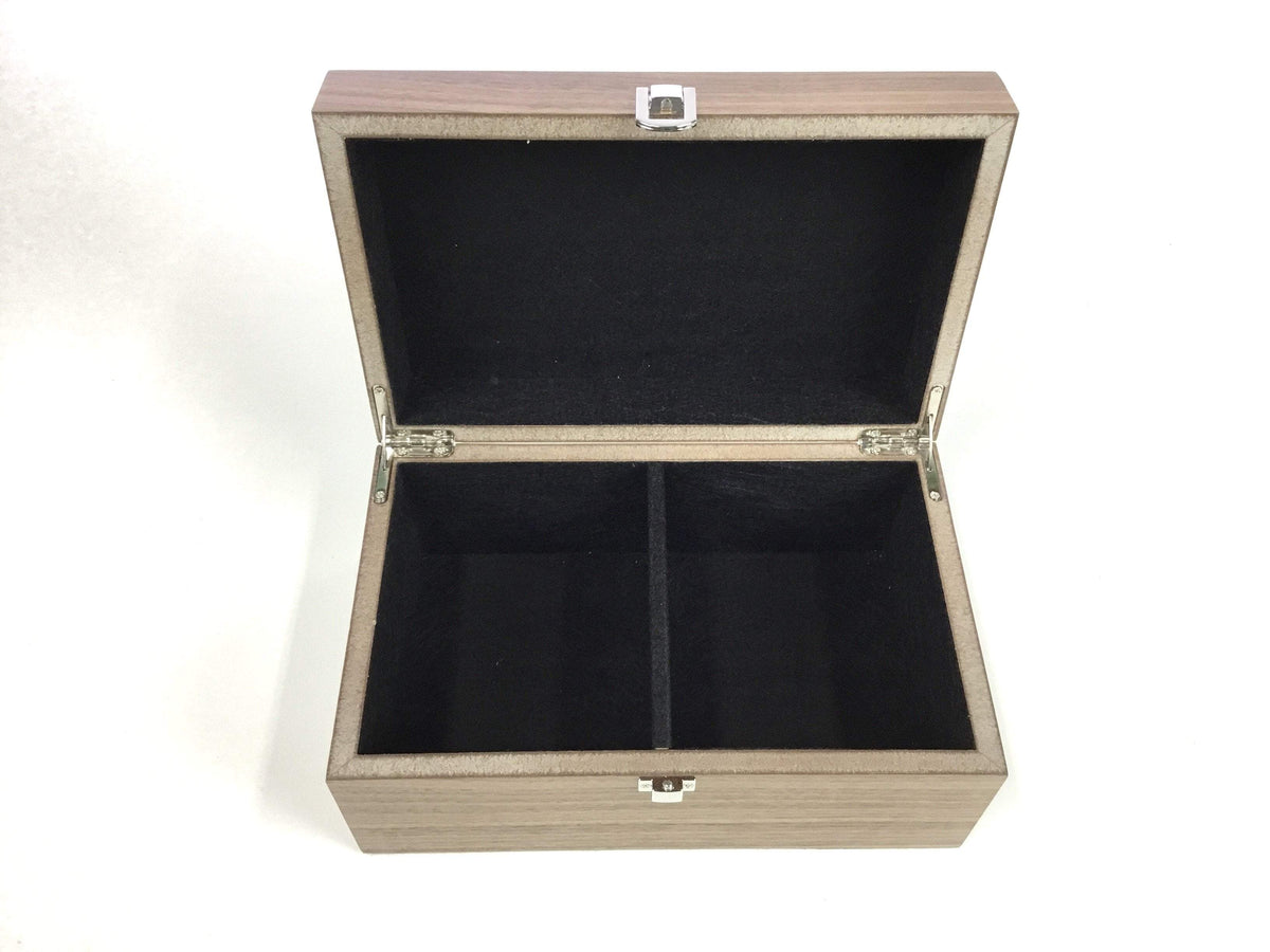 DEAL ITEM: Walnut Storage Box (for most pieces up to 4.25") - Open Box - Chess-House