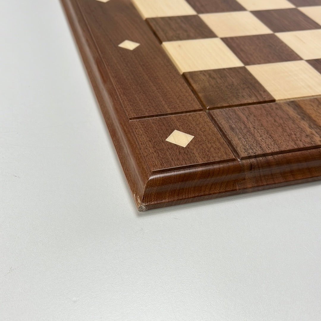 DEAL ITEMS: 21" Hardwood Designer Chessboard JLP, USA - Open Box - Chess-House