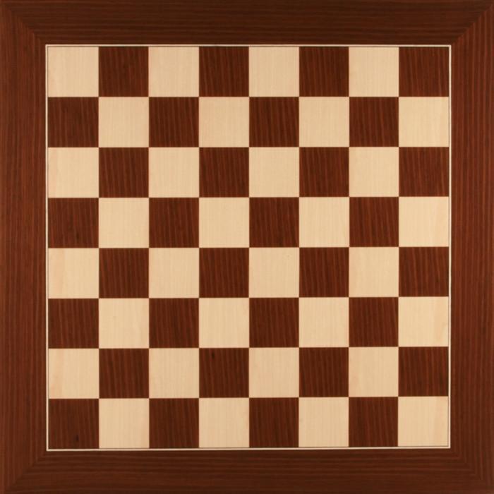 DeLuxe Macassar and Maple Chess Board