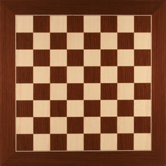 DeLuxe Macassar and Maple Chess Board - Board - Chess-House