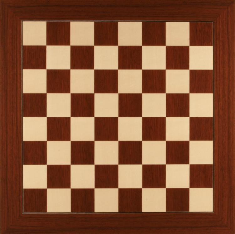 Deluxe Montgoy Palisander and Maple Chess Board