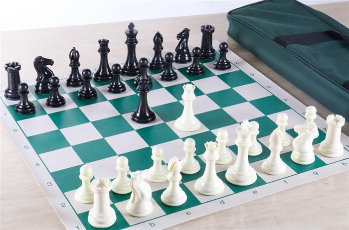 Deluxe Professional Chess Set and Board Combo