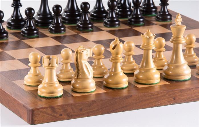 Deluxe Solid Wood Staunton Chess Set - Chess Set - Chess-House