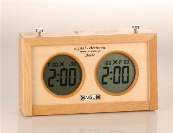 Digital Garde Basic Wood Chess Clock - Clock - Chess-House