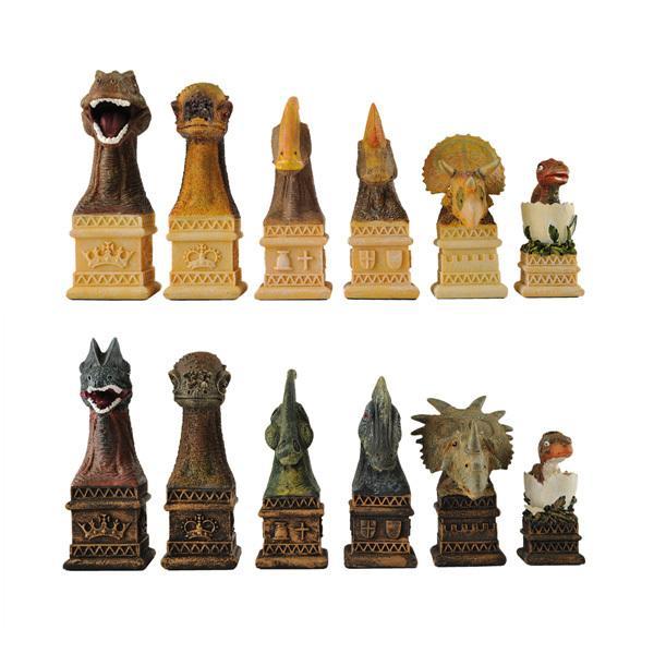 Dinosaur Chessmen