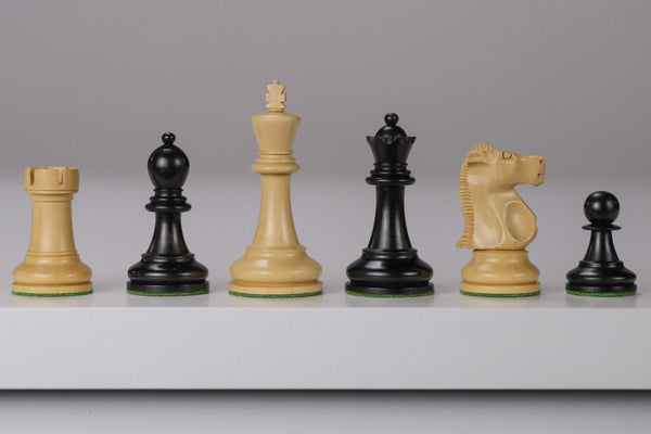 Ebonized Fischer Style Chess Pieces - Piece - Chess-House