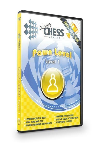 Elliott's Chess School #1 PAWN Level (on DVD) - Movie DVD - Chess-House