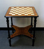 Elm Briarwood Lacquered Table - 2" Squares - Table - Chess-House