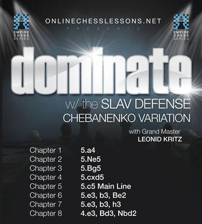 Empire Chess Vol. 1: Dominate With the Slav Defense, Chameleon Variation - GM Kritz - Movie DVD - Chess-House
