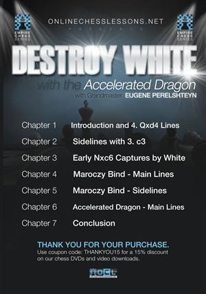 Empire Chess Vol. 13: Destroy White with the Accelerated Dragon - GM Perelshteyn - Movie DVD - Chess-House
