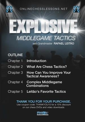 Empire Chess Vol. 37: Explosive Middlegame Tactics - GM Leit'o - Movie DVD - Chess-House