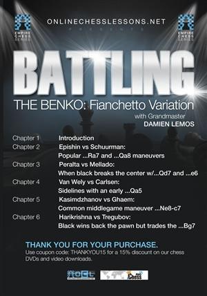 Empire Chess Vol. 9: Battling the Benko: The Fianchetto Variation - GM Lemos - Movie DVD - Chess-House