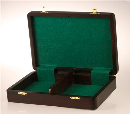 Flat Wooden Chess Box (for most 3.5 to 3.75" pieces) - Box - Chess-House
